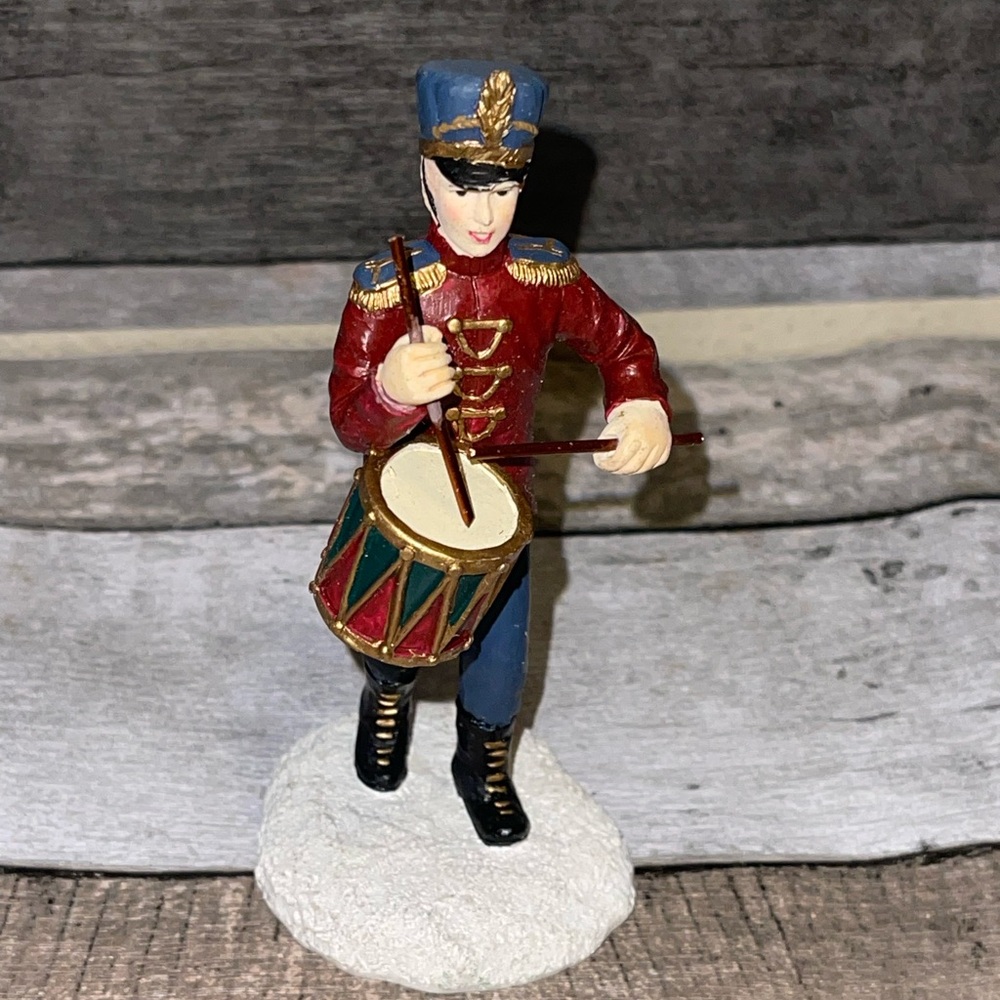 Mervyn’s Christmas Village 12 Drummers Drumming 12 Days Of Christmas 1998 Figure